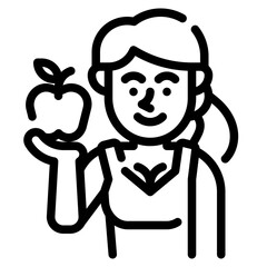 diet outline icon