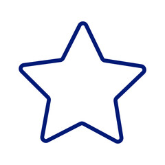 Favourite star Isolated Vector icon which can easily modify or edit

