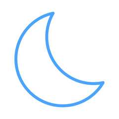 night moon Isolated Vector icon which can easily modify or edit

