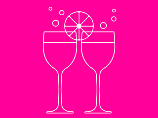 Cocktail graphic design