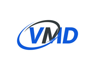 VMD letter creative modern elegant swoosh logo design