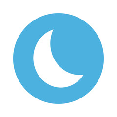 night moon Isolated Vector icon which can easily modify or edit

