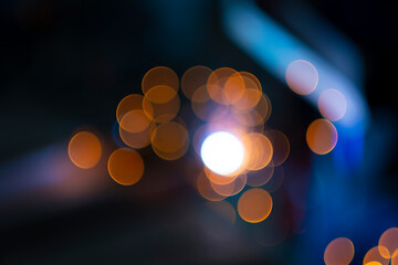 Soft bokeh lights. Abstract background and light effects