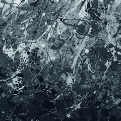 Black and white gouache paint watercolor decoration brush stroke