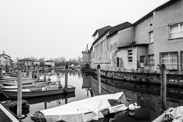 Fototapeta na wymiar Old Fishing Port