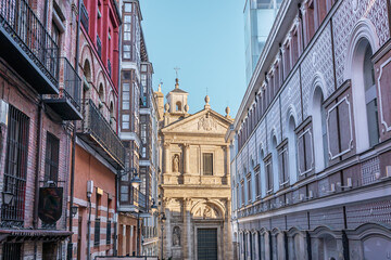 Obraz premium Iglesia de nuestra señora de las angustias de estilo renacentista siglo XVI en Valladolid, España