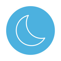 night moon Isolated Vector icon which can easily modify or edit


