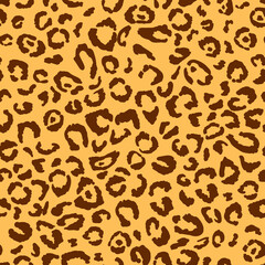Abstract modern leopard seamless pattern. Animals trendy background. Color decorative vector stock illustration for print, card, postcard, fabric, textile. Modern ornament of stylized skin