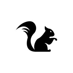 Squirrel symbol illustration vector icon background