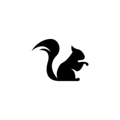 Squirrel symbol illustration vector icon background