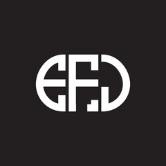 EEJ letter logo design on black background. EEJ creative initials letter logo concept. EEJ letter design.