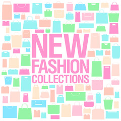 New fashion collections design template.