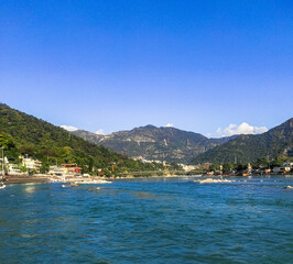 Fototapeta premium Ganga river Rishikesh
