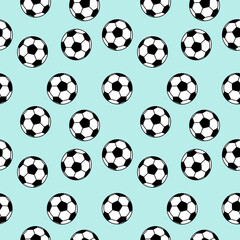 Naklejka premium Illustration vector graphic of football pattern for background, wallpaper, fabric etc