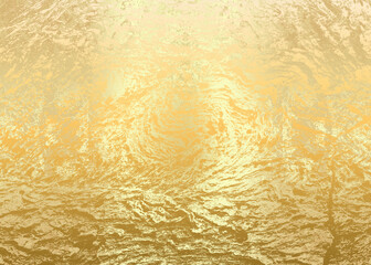 Fototapeta premium Golden Abstract decorative paper texture background for artwork - Illustration