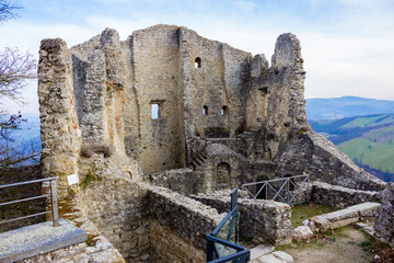 paths matildici castle of canossa and rossena medieval ruins matilda di canossa reggio emilia