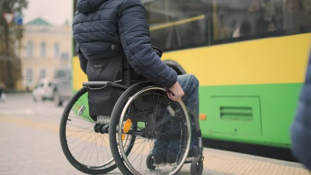 Person with a physical disability skipped public transport due to lack of accessible ramp. Disability matters