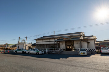 Fototapeta na wymiar JR東海道線の原駅