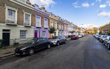 Fototapeta na wymiar View of the Camden Town district of London
