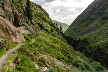 Obraz premium Bergsteigerdorf Vent - Österreich - Bergwandern