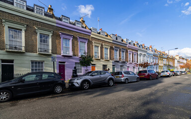 View of the Camden Town district of London