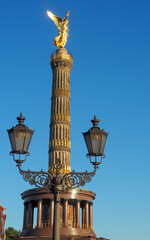 Fototapeta na wymiar Siegessäule (Victory Column monument) in Berlin, Germany