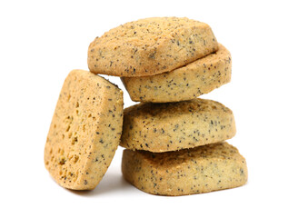 Cookies on a white background