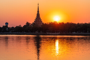 Obraz premium Wat Nong Wang in Khon Kaen Province, Thailand