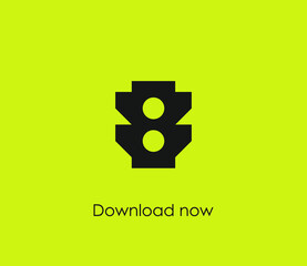 Semaphore vector icon. Editable stroke. Symbol in Line Art Style for Design, Presentation, Website or Apps Elements, Logo. Pixel vector graphics - Vector