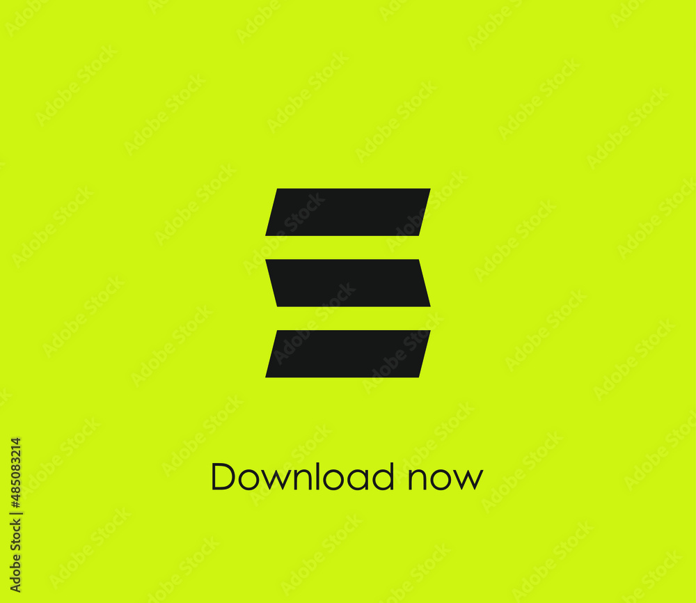 Poster move vector icon. editable stroke. symbol in line art style for design, presentation, website or app