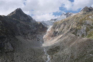 Mont Blanc valley. France-Switzerland-Italy