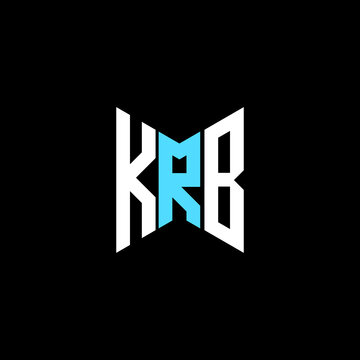 KRB letter logo creative design. KRB unique design