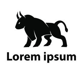 BLACK ANIMAL LOGO, WILD SHADOW