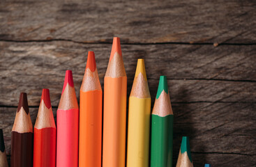 Back to school. Pencils