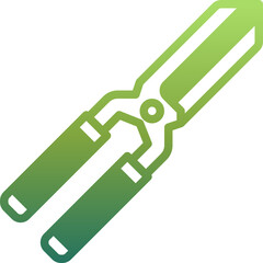 Obraz premium scissors gradient icon