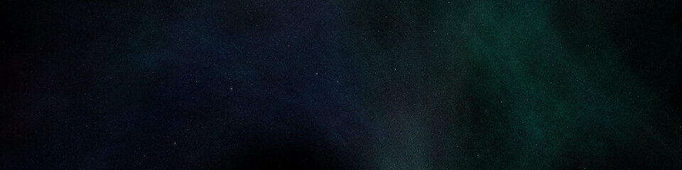 Panoramic night sky. Fractal illustration. Space background with star dust.