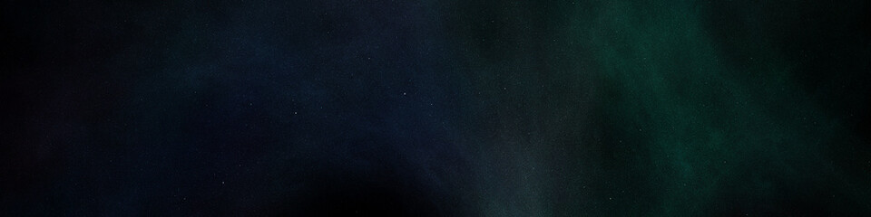 Panoramic night sky. Fractal illustration. Space background with star dust.