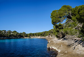 Fototapeta premium Caló de sa Torre, Porto Petro, Santanyi, Mallorca, Balearic Islands, Spain