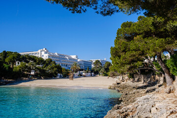 cala Gran, Cala d'Or, Santanyi, Mallorca, Balearic Islands, Spain