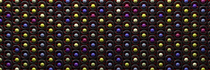 Abstract background of geometric shapes. 3D visualization