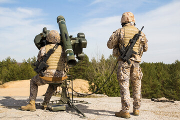 Military rocket , Military training, fighting, fighting, war, shooting big guns , Soldiers game on...