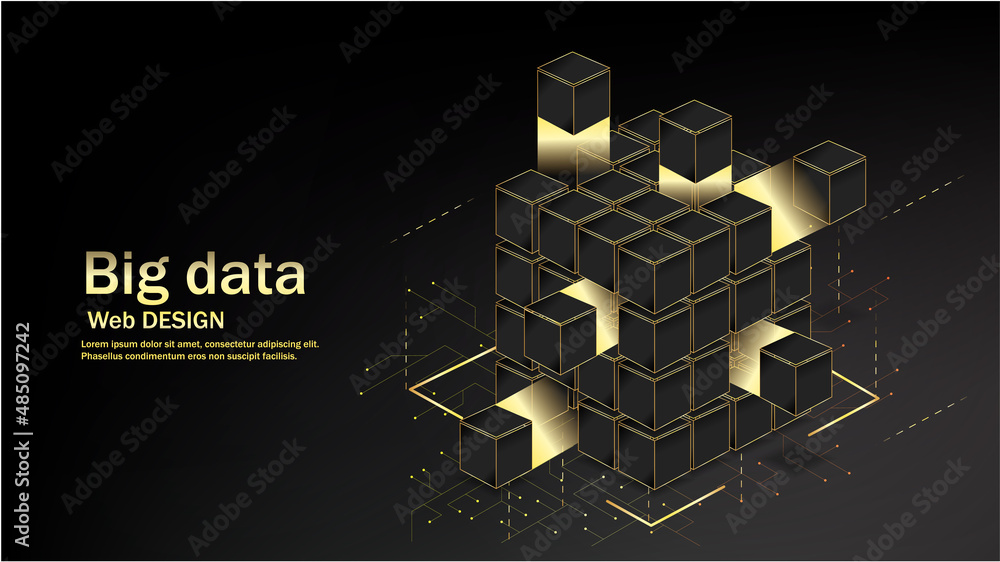 Poster big data. analysis and information. managing and analyzing information about the distribution of acc