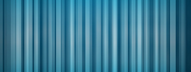 Abstract stripy background of bright vertical stripes of different widths in blue colors