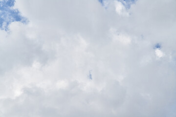 Beatiful blue sky with clouds on a sunny day
