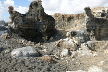 Fototapeta premium Rofera Antiqua. Stratified City in Lanzarote
