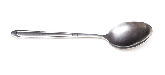 Spoon isolated on white background.
