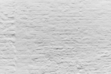  Painted white brick wall surface background