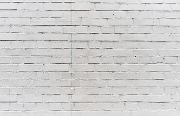  Painted white brick wall surface background