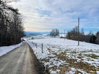 road in winter