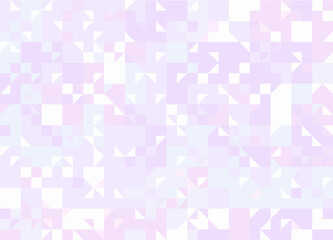 ポリゴン風背景素材03（白、紫、水色） - obrazy, fototapety, plakaty